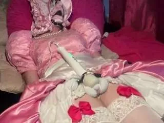 phat-bottom-sissy — SISSYgimp's tiny clitty edged in panty chastity