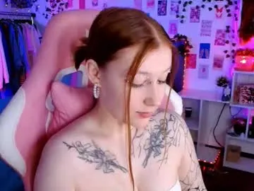 ayla_hill —  Inked Inferno: The Redhead Next Door  - Goal: i finger my pussy and put domi vibrator on clit [90 tokens left] #redhead #shy #squirt #anal #new